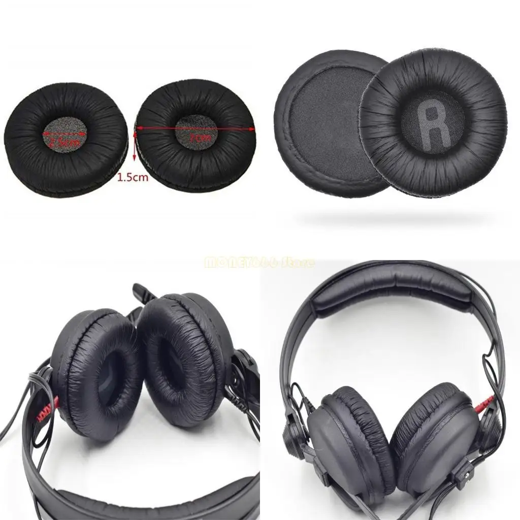 F62C 두꺼운 이어 패드 Forhd25-1 II HD25 HD25SP 25SP-II 이어폰 커버 설치가 쉬운다