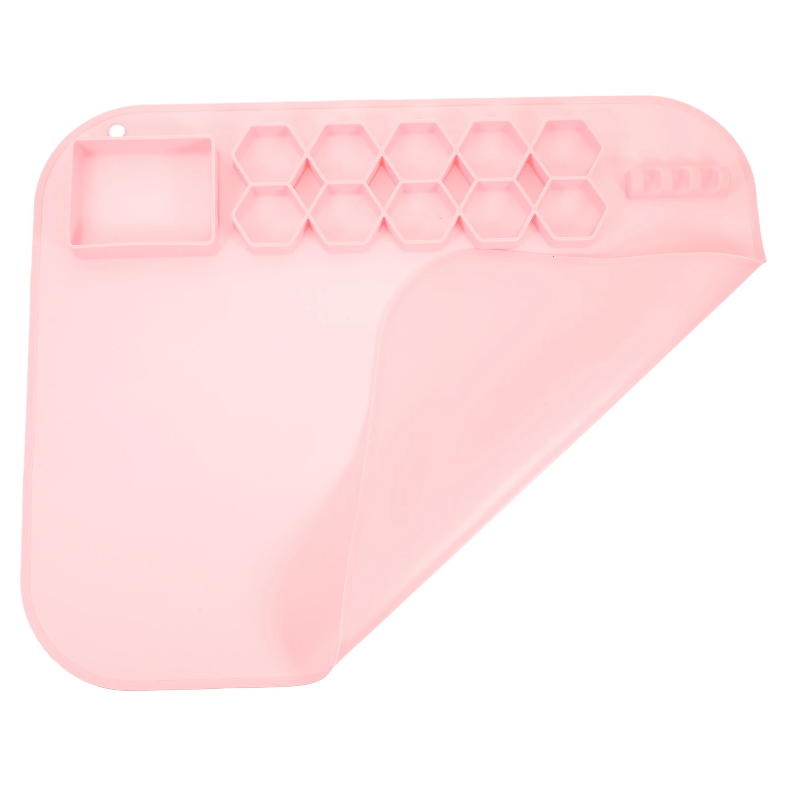 Reusable Silicone Mat Pink Non-stick Kids Craft Watercolor Gouache DIY Non-Stick Silicone Sheet Mats Table Pad