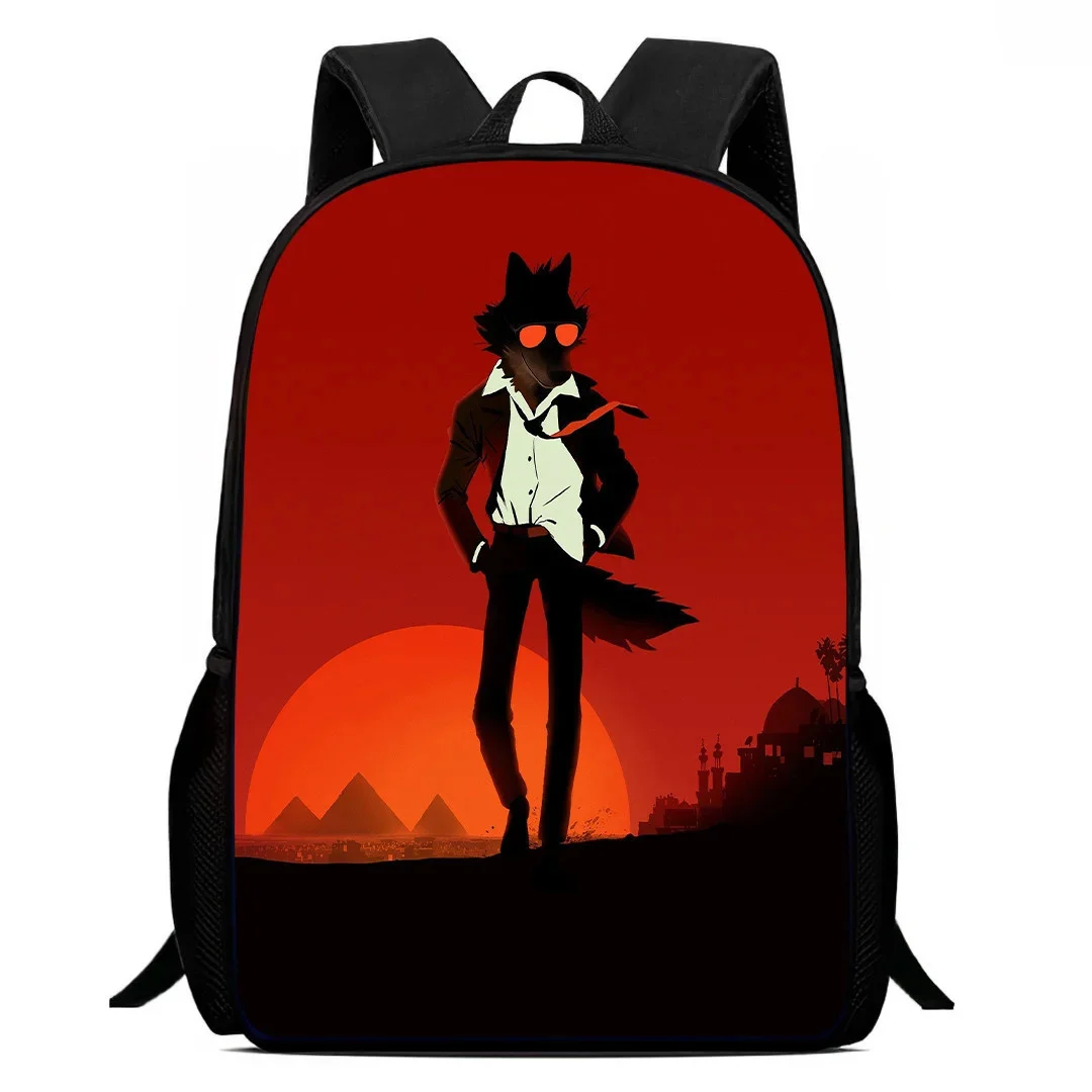 

The Bad Guys 2 Backpack For Girls Boys Pen Bags Bookbag Sets With Lunch Box For Primary School Students Daypack