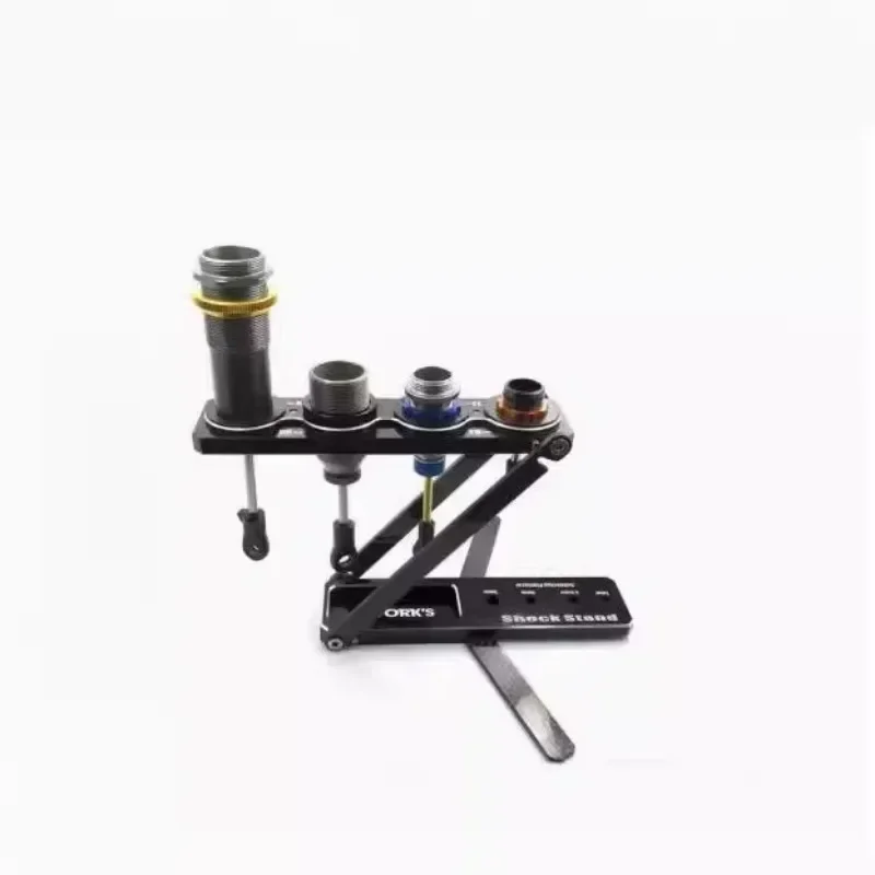 Schokdemperbeugel RC Auto Montage Reparatie Onderdelen Schokbestendige standaard voor RC Voertuig Metaal Zwart RC Voertuig Shock Mount Stand