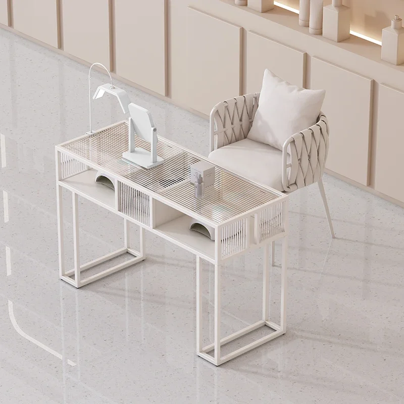 مصمم دعم طاولات الأظافر هدية المهنية الإبداعية زوجين طاولات الأظافر الاسترخاء غرفة المعيشة ميسا دي مانيكير أثاث المنزل