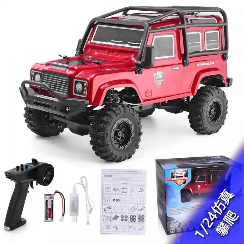 Rgt Rc Auto 1/24 Mini Afstandsbediening Simulatie Off Road Klimmen Off Road Voertuig Pickup Kinderen Speelgoed Afstandsbediening Auto Gift