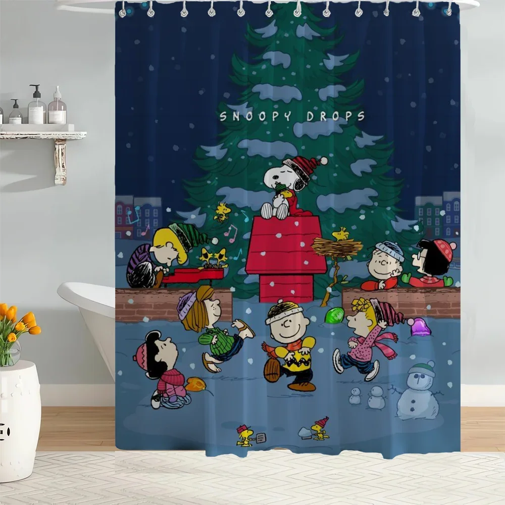 Bathroom Shower Curtain Home Tentacles Snoopy Washable Waterproof Fabric Shower Curtain Curtains in the Bathroom Accessories Set