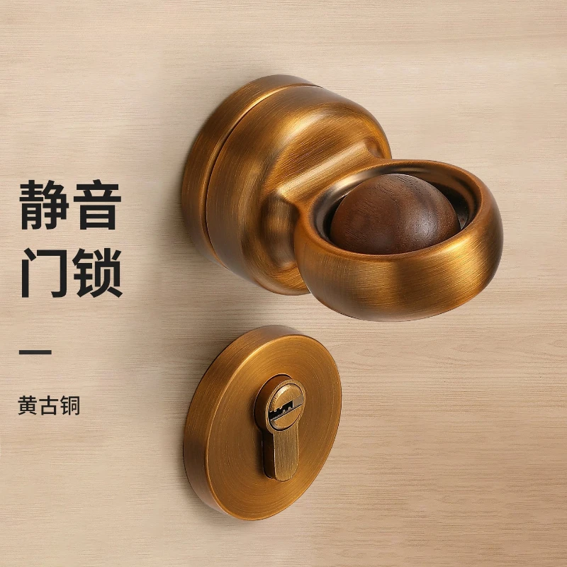 french-luxury-zinc-alloy-door-lock-brass-magnetic-silent-handle-for-bedroom-dining-room-wooden-door