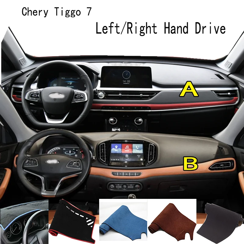 For Chery Tiggo 7 T15 T1E Accessories Dashboard Cover Instrument Panel Dash Mat Dashmat Protective Pad