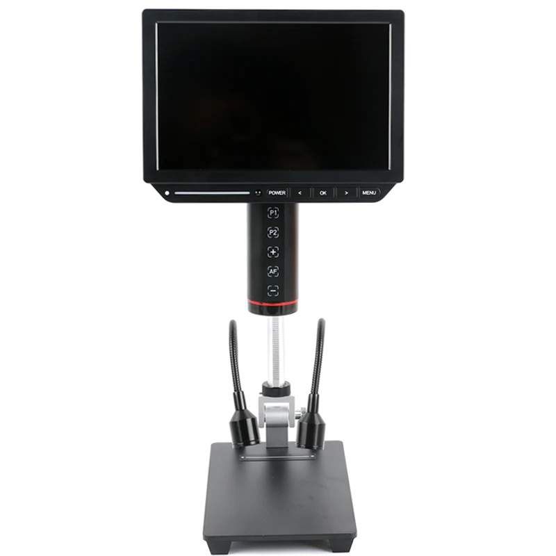 Autofocus 1600X 2000X 10.1 inch 8 inch  HDMI USB LCDVideo Camera 1080P 13MP Industrial Microscope Camera Built-in 4K  Lens