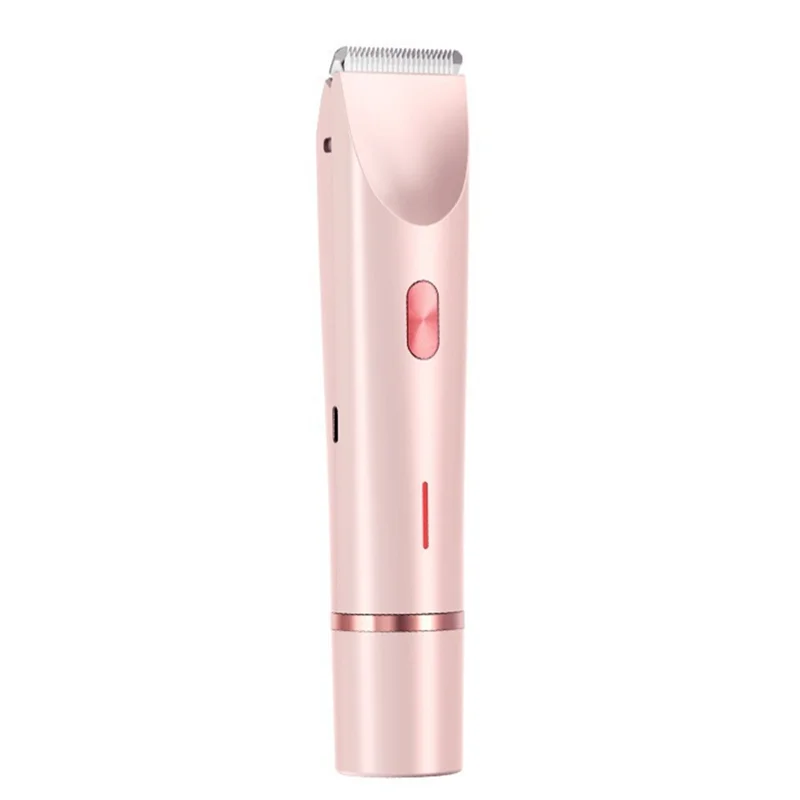 

A47F-Painless Hair Removal Trimmer For Sensitive Areas Like Bikini Area Or Arms, 2 In 1 Shaver Baby Hair Epilator