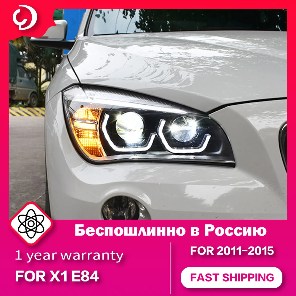 

AKD Car Styling Headlights for BMW X1 E84 2011-2015 LED DRL Running Turn Signal Head Lamp Projector Bifocal Lens Accessories