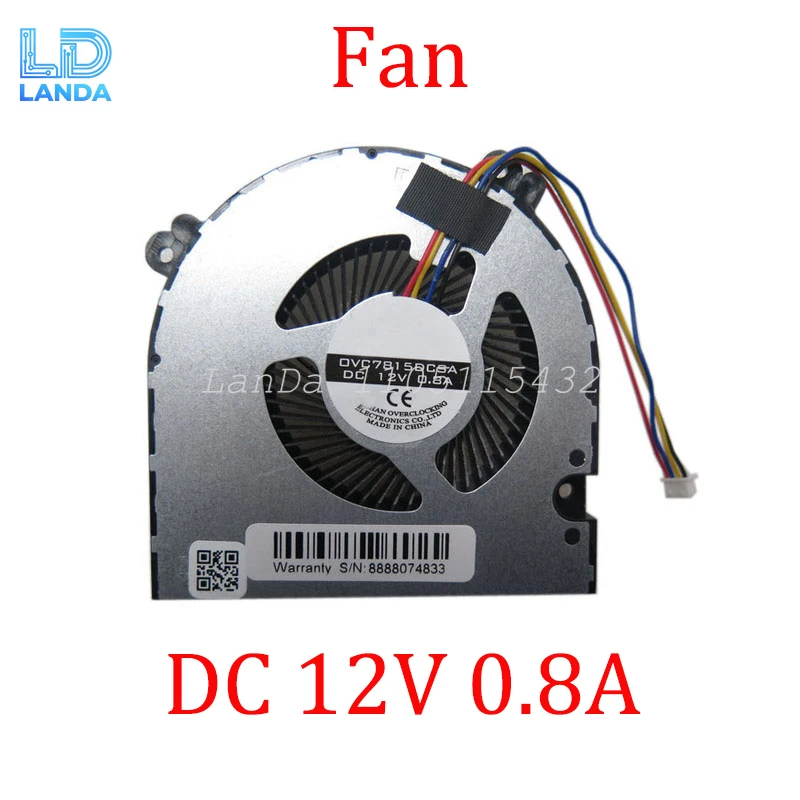 

Вентилятор охлаждения для GPD G1/G1 eGPU (для AMD Radeon RX 7600M XT) DC 12 В 0,8 А новый