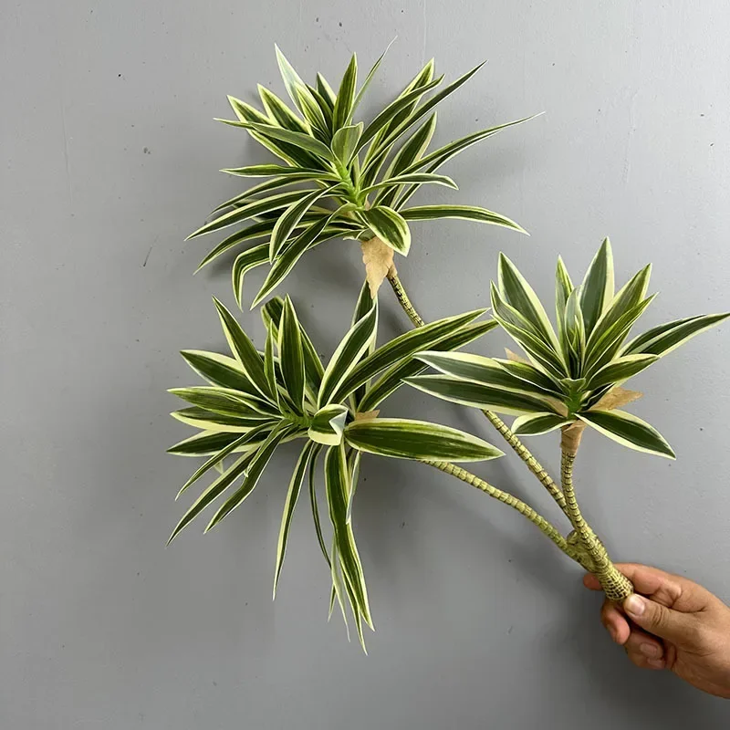 Artificial Green Plants Tropical Lily Bamboos Floral Wedding Decor Simulation Brazil Wood Rich Bamboo Plant Cafe Decoration