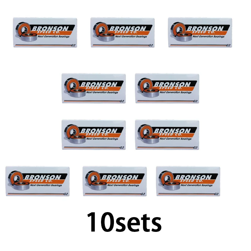 

10sets of Skateboard Bearings 8 Pack Spacers Washers Bundle 608 High Rotation Bearing Precision Skateboard Bearings Roller Skate