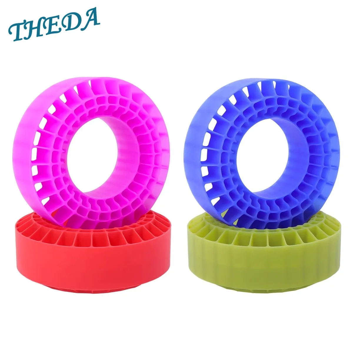 108mm Silica Gel Insert Foam Fits 1.9 Inch Tires for 1/10 RC Crawler Car Axial SCX10 Capra TRX4 TRX6 MST CMX VS4-10