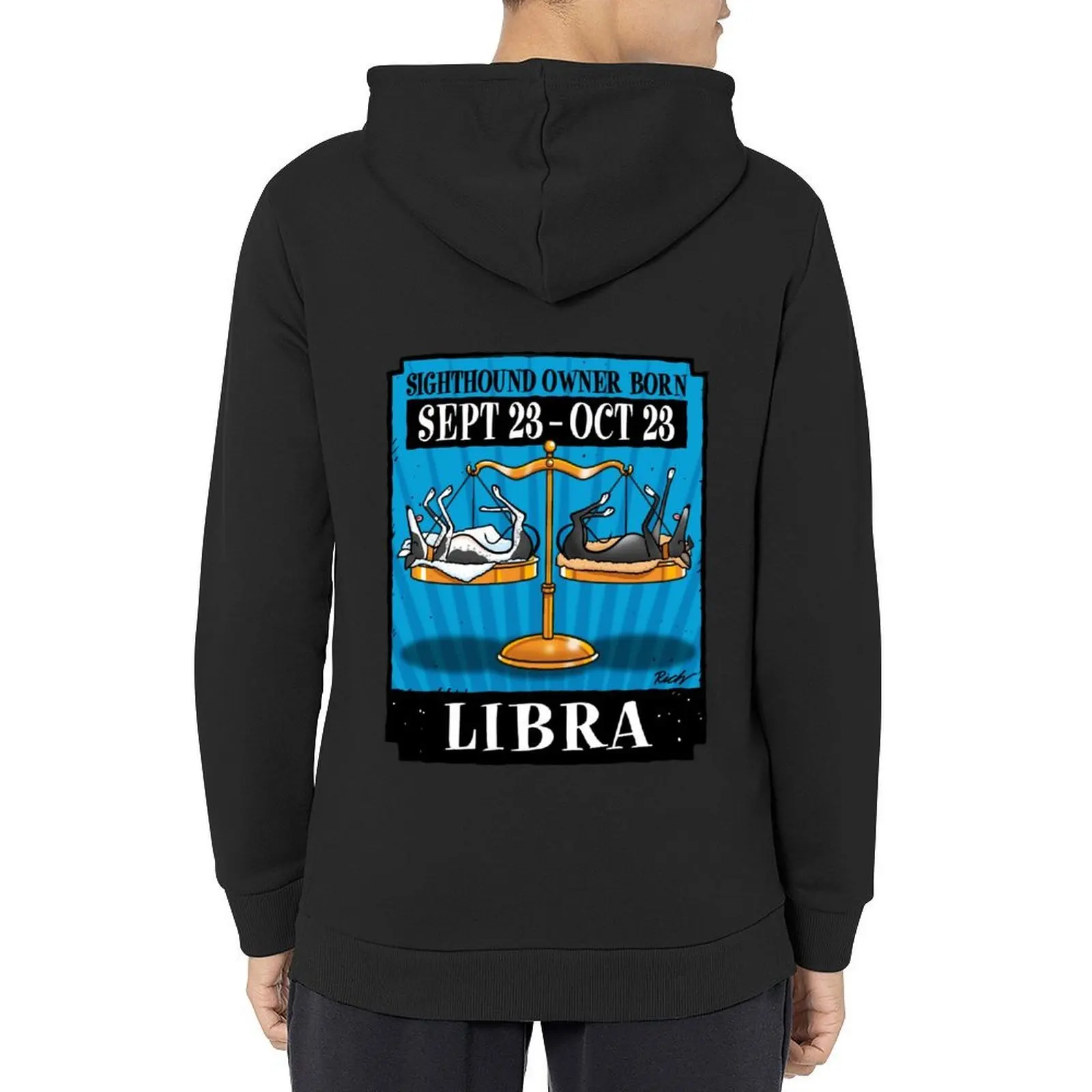 Libra Hounds هوديي الخريف ملابس رجالية ملابس رجالي ملابس أنيمي هوديس وبلوزات جديدة
