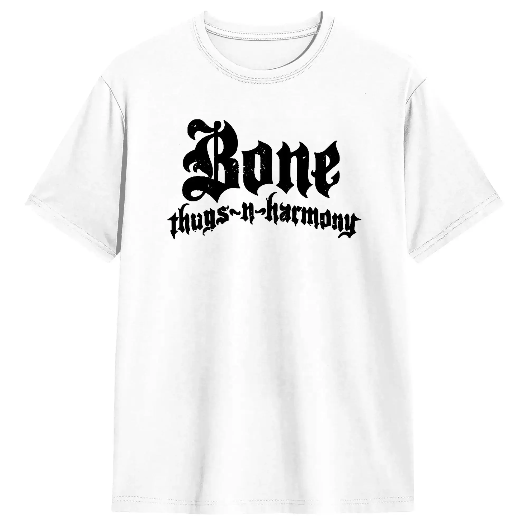 Vintage T-Shirt Beach  Bone Thugs N Harmony Fashion T-Shirts  Cotton Tee Shirt for Men Y2K Retro Plus Size 6XL Short Sleeve Tops