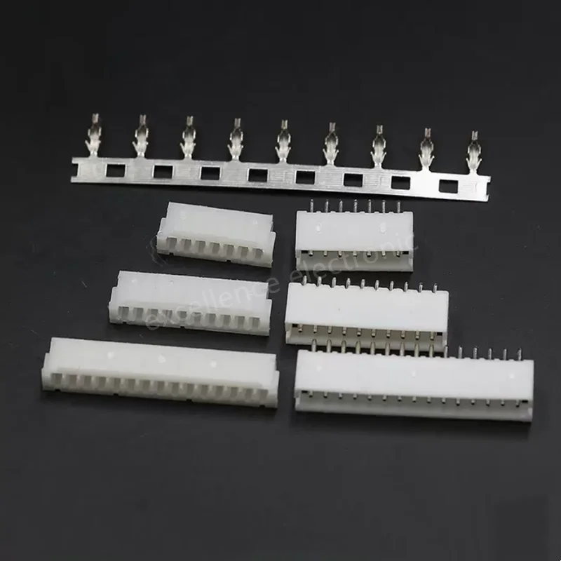 20 Sets JST ZH 1.5mm 2/3/4/5/6/7/8/9/10Pin Straight Pin Male, Female Connector Socket with Crimps