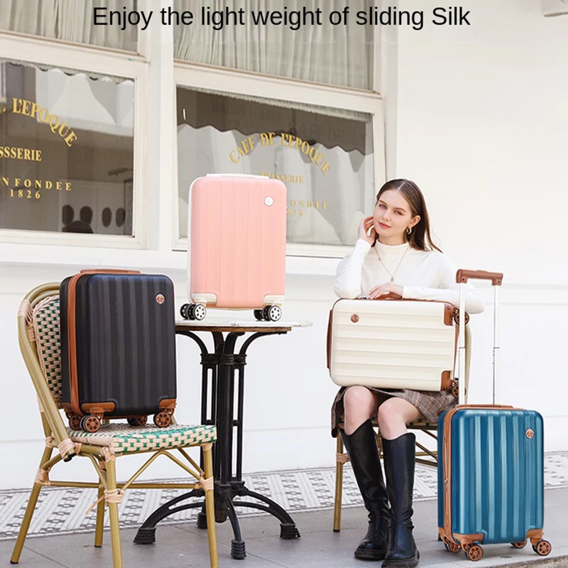 Suitcase Set of 3 with Charging Travel Carrying Bag 2024 New Luggage 18 20 inch Multifunction Trolley Case Expansion Travel Bags