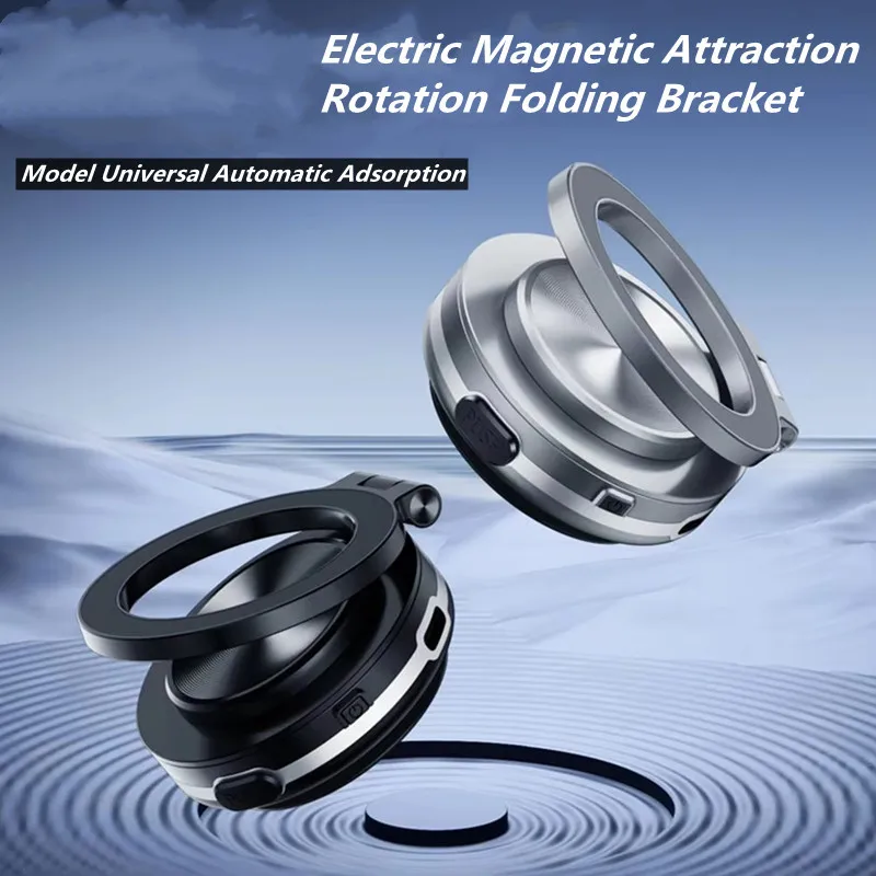 

Magnetic Vacuum Car Phone Holder Suction Cup Folding Universal Navigation Stand Bracket For IPhone Samsung Xiaomi
