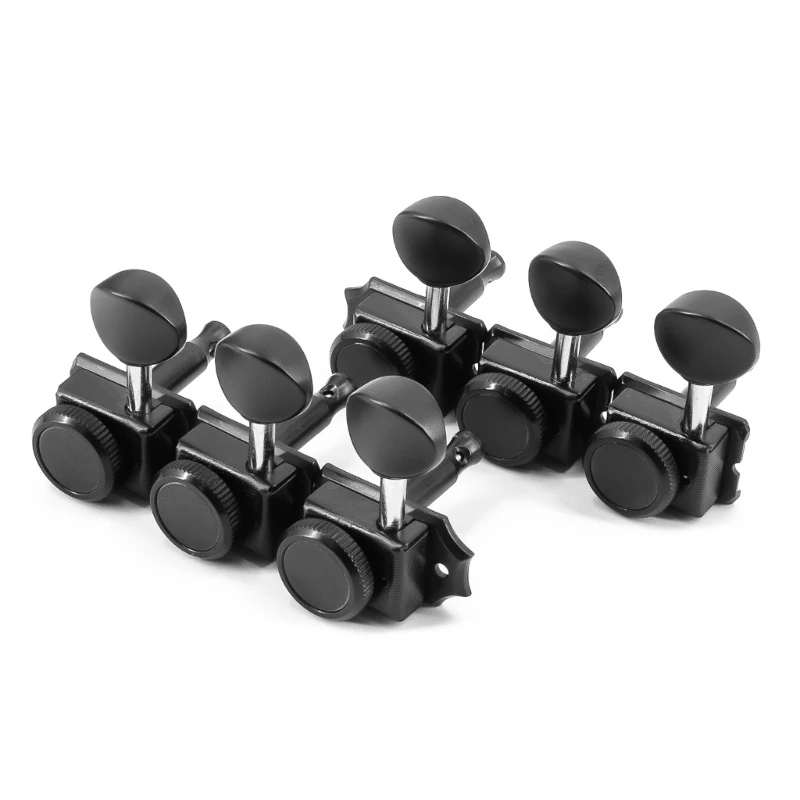 6 inline Vintage Guitar Locking Tuners Lock String Tunings Key Pegs Machine Head Left Hand Guitar Tuners DropShipping