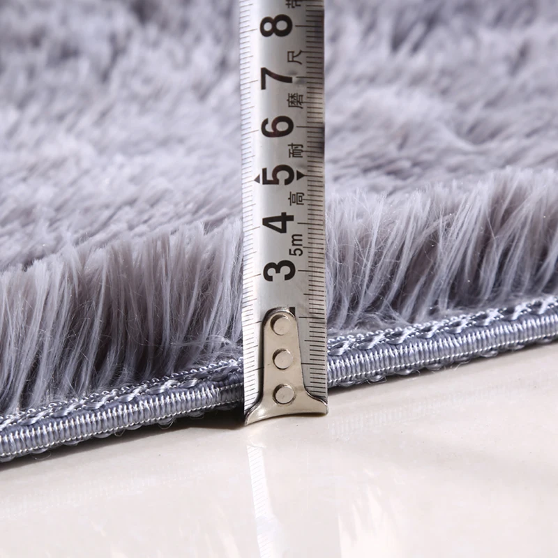 رقيق البيضاوي أفخم السجاد اضافية لينة البساط لغرفة المعيشة أريكة منطقة غرفة نوم عدم الانزلاق أشعث الكلمة حصيرة ديكور المنزل الاطفال السرير البساط #5