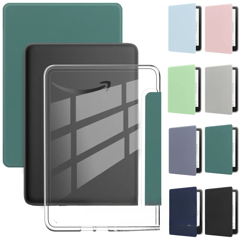 

24 Защитный чехол из прозрачного мягкого акрила и ТПУ для Kindle Paperwhite 12-го поколения, 7 дюймов