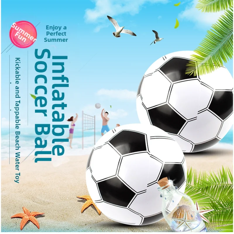 

New Pvc Inflatable Football Exercise Water Game Football 30cm Small Football Land Grass Training Toy