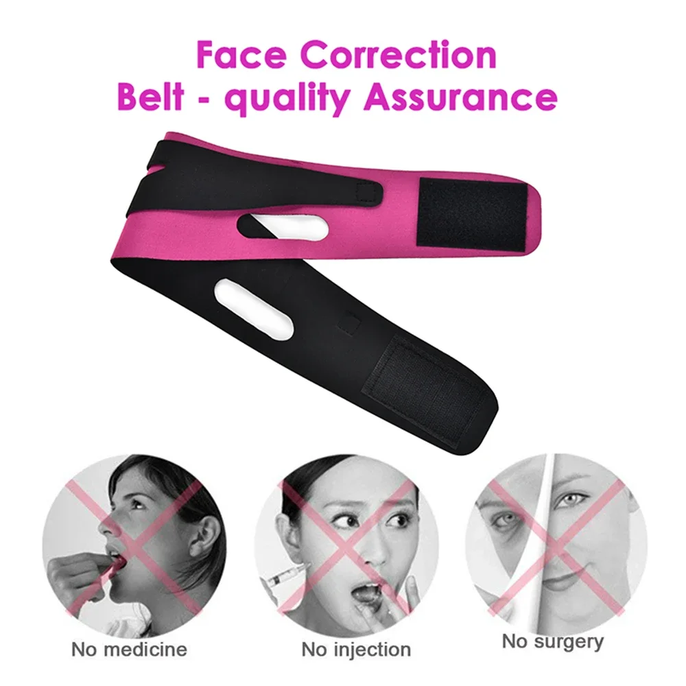 Face Slimming Bandage V Line Facial Shaper Elastic Double Chin Remover Lift Up Belt Face Massager Women Strap Skin Beauty Care