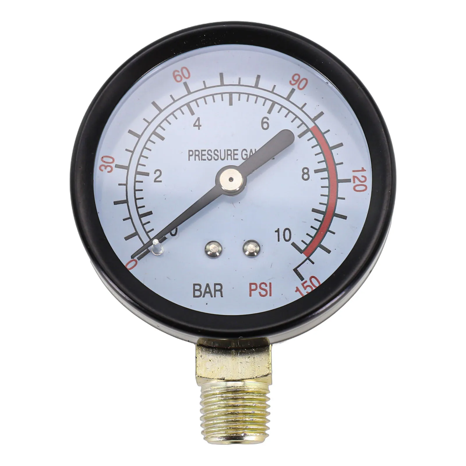 0-230PSI Gauge Air Compressor Gauge Pool Maintenance Air Compressor Monitoring Clear Display Easy Installation G1/4 Thread