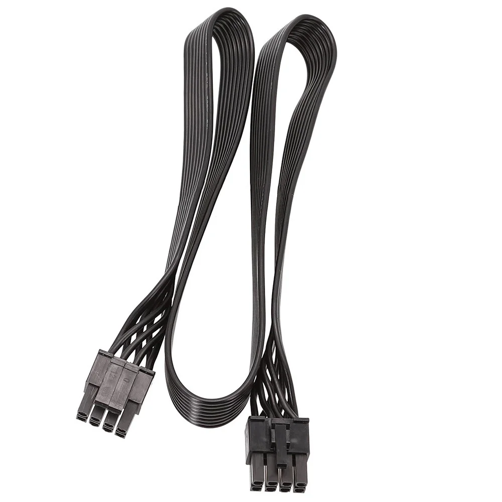 Kabel zasilający CPU 8-pinowy męski na CPU 8-pinowy (4+4) męski EPS-12V Kabel zasilający płyty głównej do zasilacza modułowego (60 cm)