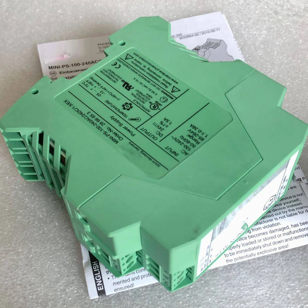 

Оригинальный разборный блок питания 2866653 MINI-PS-100-240AC/24DC/1,5/EX