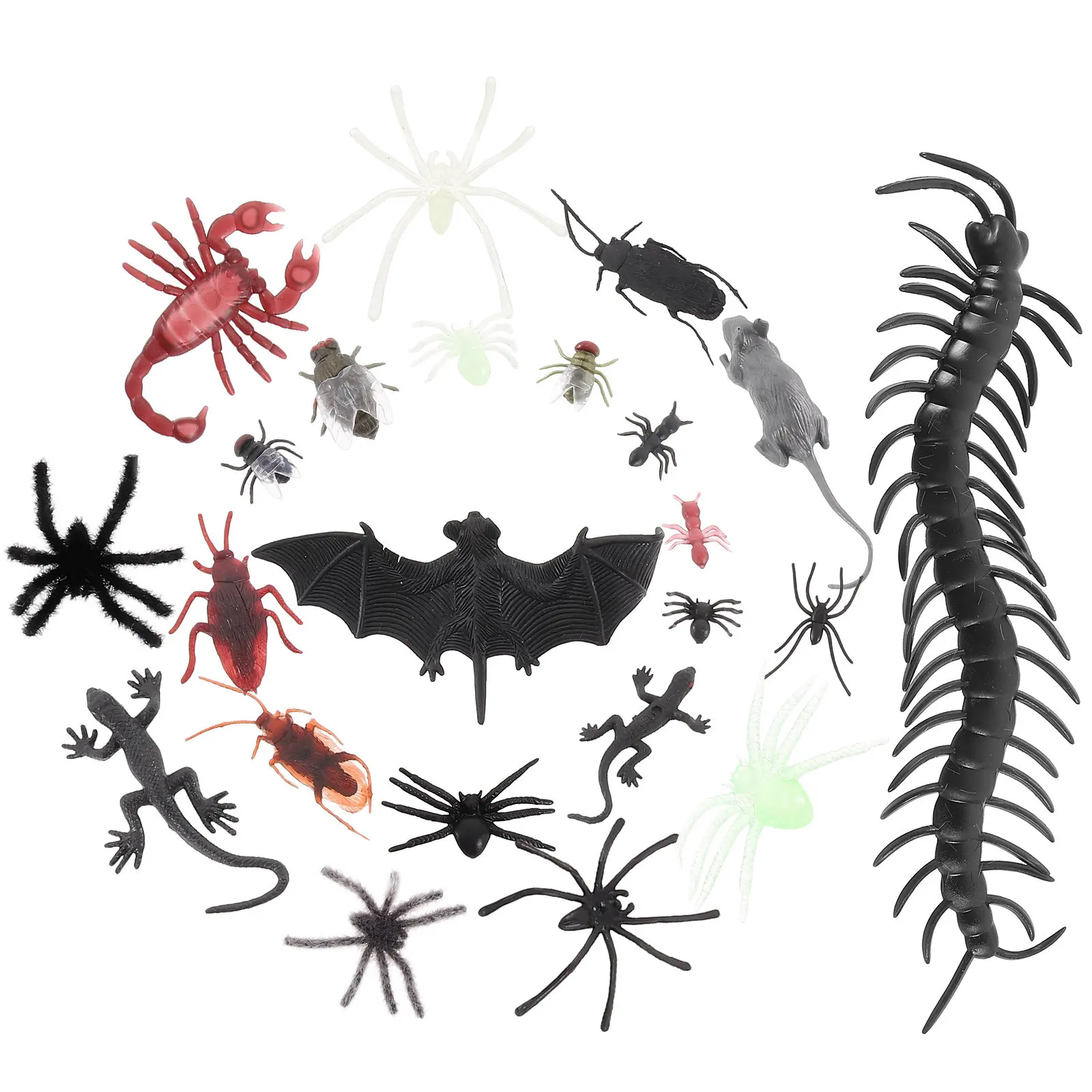 

150 Pcs Simulate Model Toys Insect Figures Halloween Small Simulation for Kids Realistic