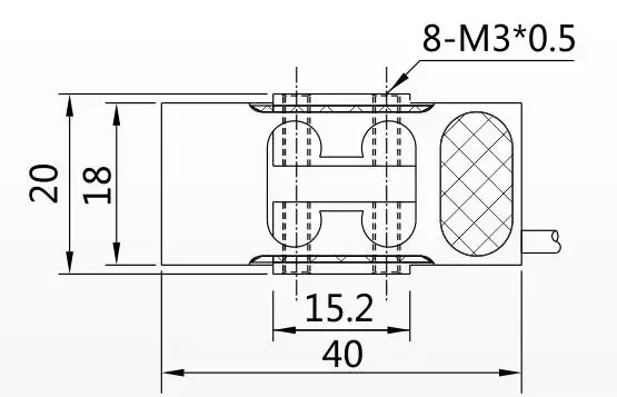 GPB160 Low profile Hopper scale 3-Axis Force Sensor