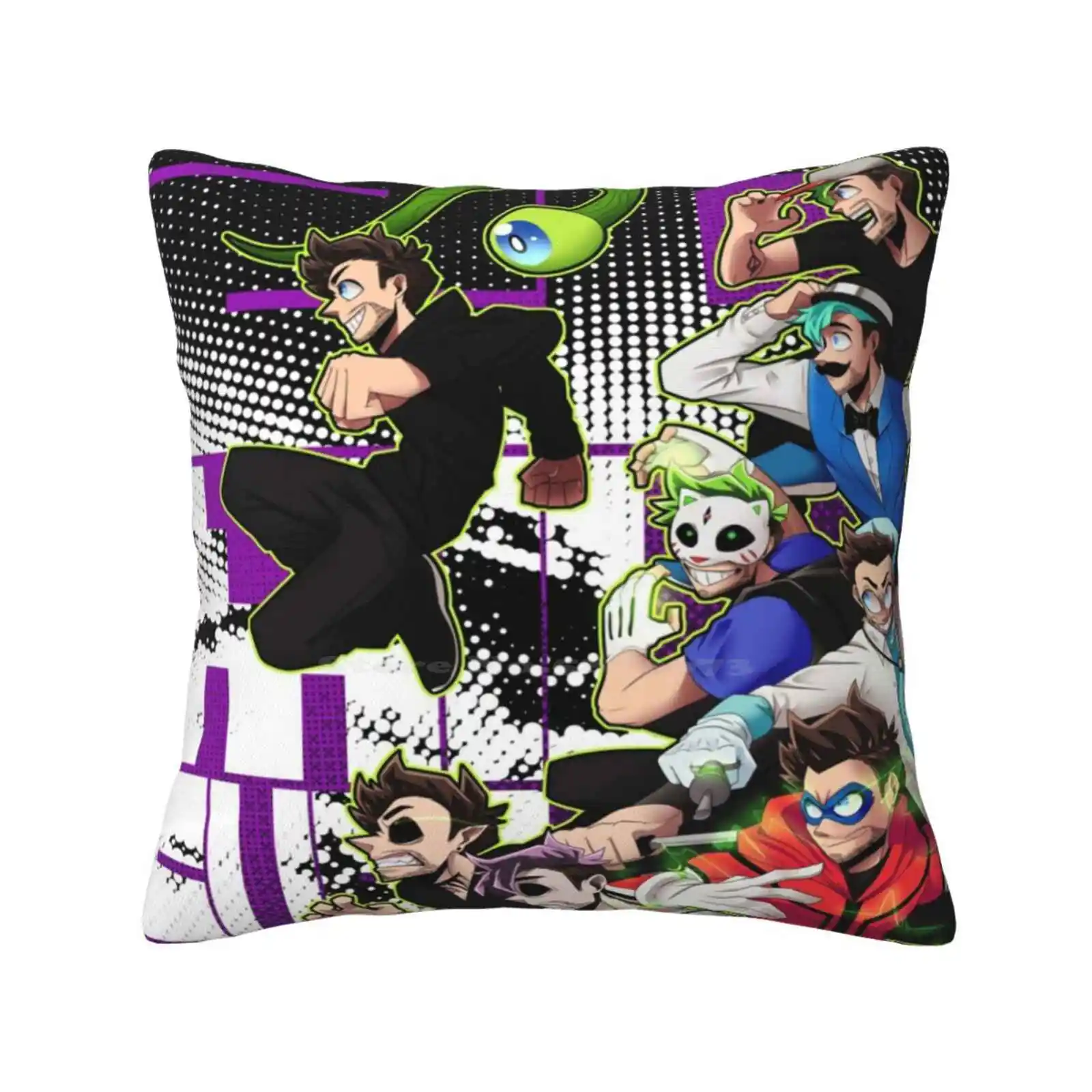 Jacksepticeye Milestone Merch! Fashion Sofa Throw Pillow Cover Pillowcase Milestones Pma Jacksepticeye Septicsam Antisepticeye