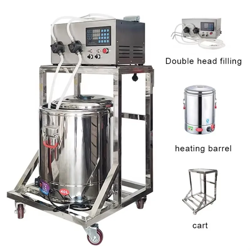

Small Scale Automatic Scented Making Wax Candle Filling Machine