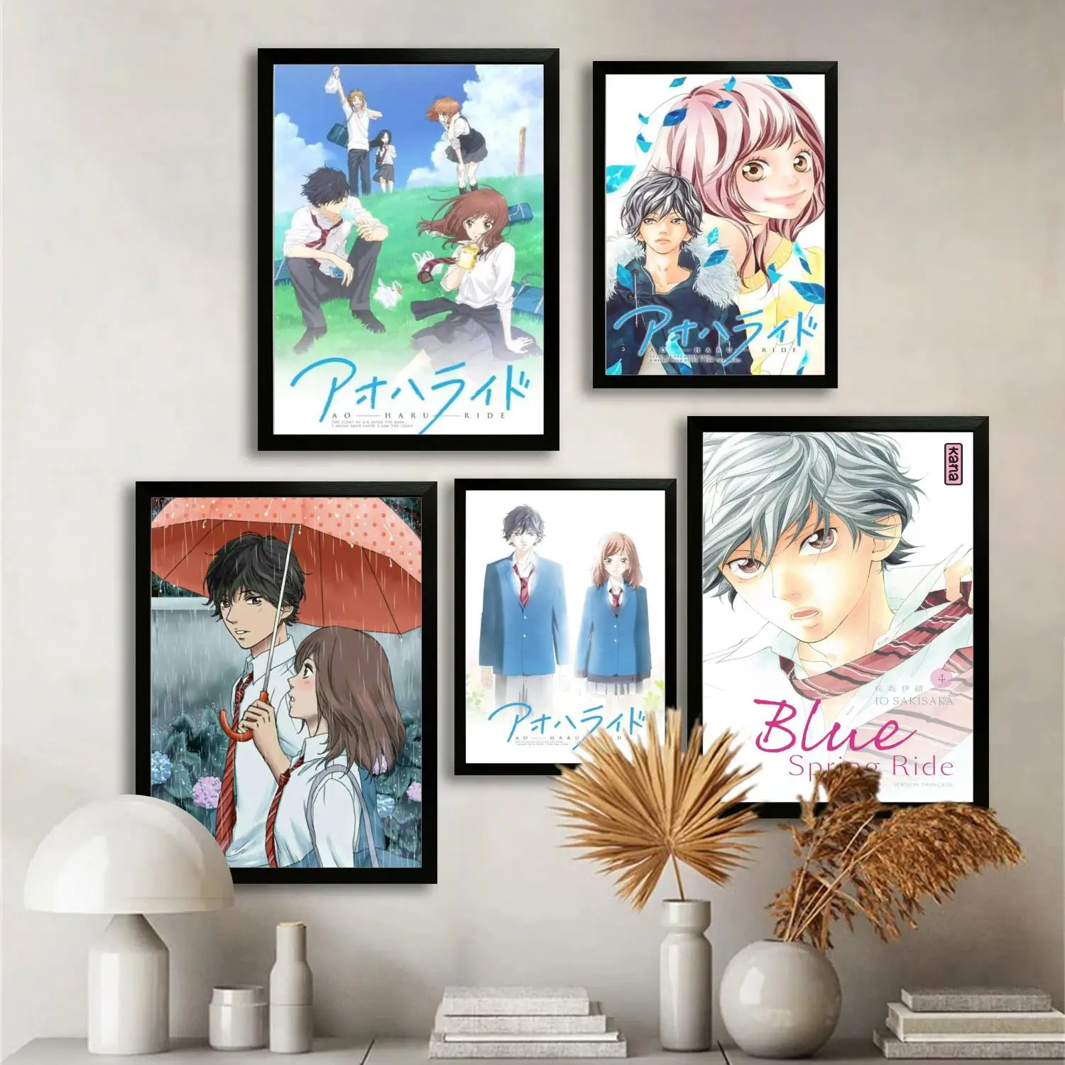 io sakisaka blue Spring ride мультфильм холст художественный постер и настенное искусство, печать с изображением, современный декор для семейной спальни io sakisaka blue Spring ride мультфильм холст художественный постер и настенное искусство, печать с изображением, современный декор для семейной спальни