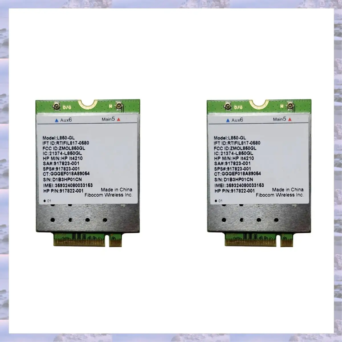 N75R-2X L850-GL LT4210 FDD-LTE TDD-LTE Scheda 4G Modulo 4G SPS, 917823-001 Per Notebook 430 440 450 G5