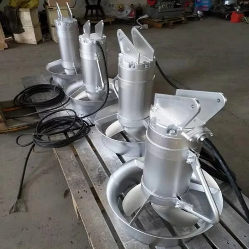 3 kW Tauchmischer, Hochgeschwindigkeits-Festflüssigkeitsmischer, Abwasserbehandlungsanlage