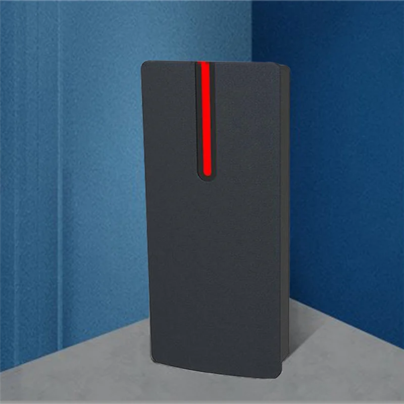 IP68 กันน้ํา IC Card Reader 13.56 Khz Proximity Card Access Control Slave Reader สนับสนุน Wiegand 26/34 เอาต์พุต