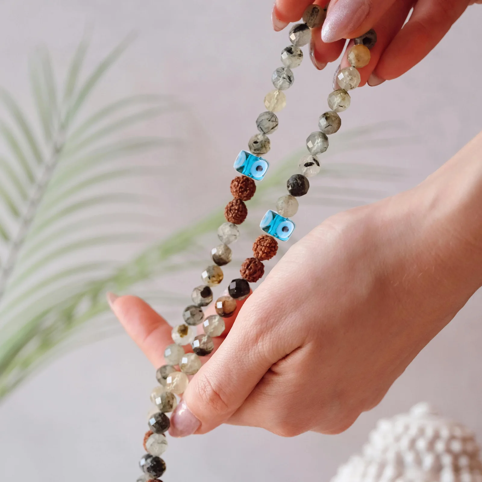 30 peças contas de vidro cores misturadas esmalte contas de mau olhado para fazer jóias diy artesanato amuletos para pulseiras colares chaveiros-