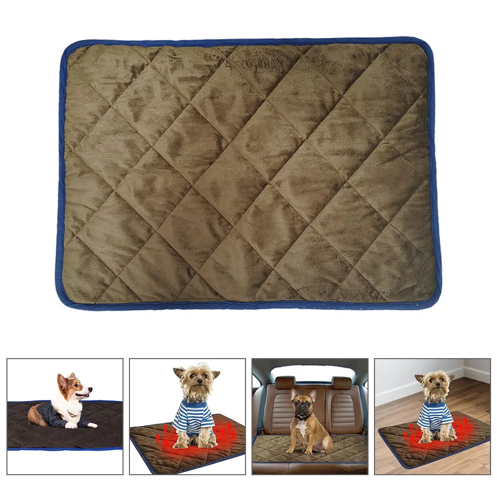 

Self Heating Pad Warm Dog Blanket Heated Cat Bed Insulated Machine Washable Cover Winter Gift Self Heating Cat Mat Outdoor Use