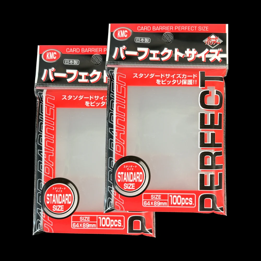 100 Stück/200 Stück/300 Stück 64 x 89 mm, perfekte Größe, KMC-Ärmel, Sammelkartenhülle, Brettspielkarten, Außenschutz für MTG/YGO-Karte – Detail 6