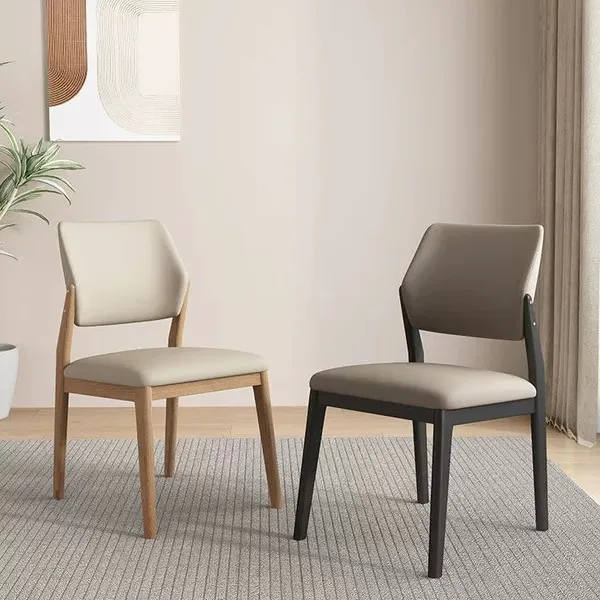 

Скандинавские минималистичные роскошные современные обеденные стулья из массива дерева, стулья для ресторанов, уютные стулья для отелей, банкетов, кухни, черные, в стиле середины века