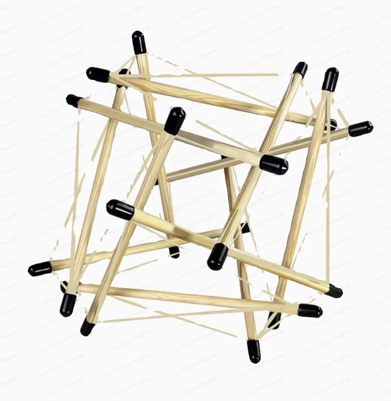 12-Rod B Tensegrity Model, Dynamic Anatomy Train Teaching Aid for Fascia Rehabilitation Demo