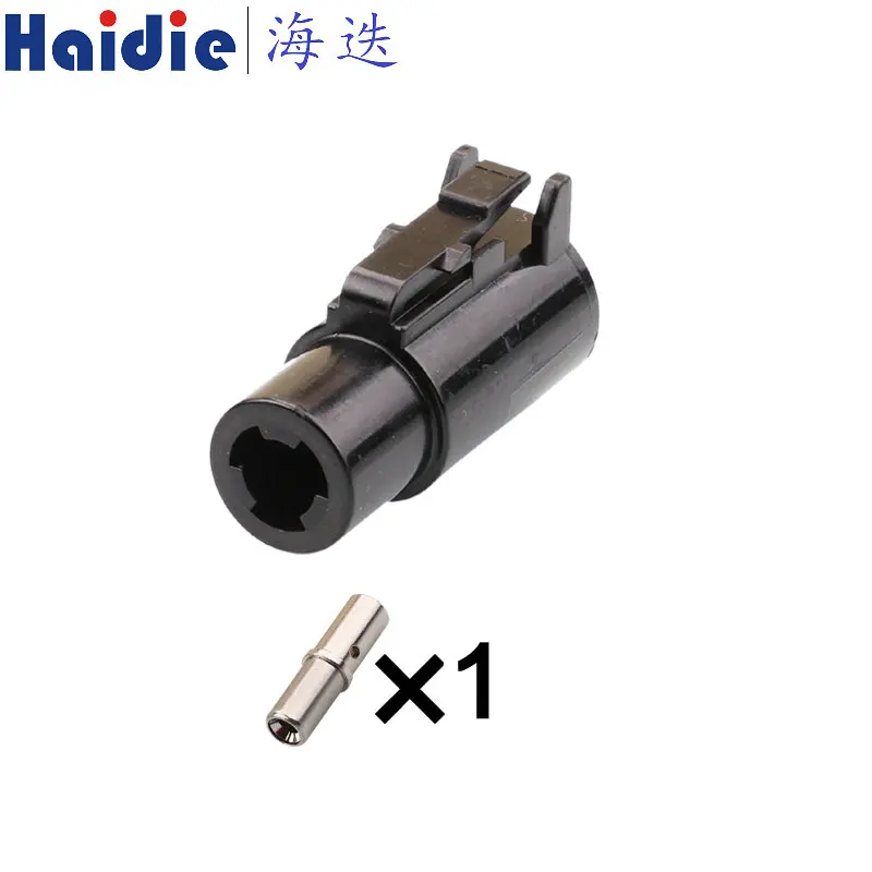 Deutsch 1 Pin Housing Adapter PA66 Waterproof Automotive Wire Connector Female male  Plug DTHD06-1-8S DTHD04-1-8P