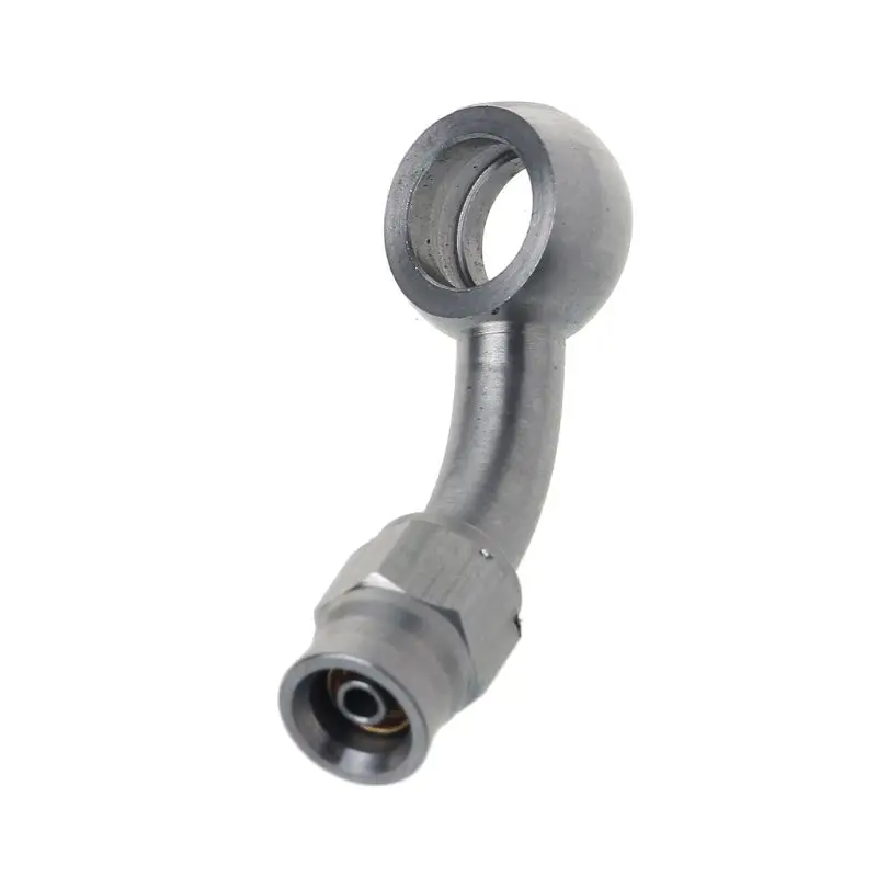 AN-3 to Metric 10mm 45 Degree Stainless Steel Banjo Eye Brake Hose Fitting