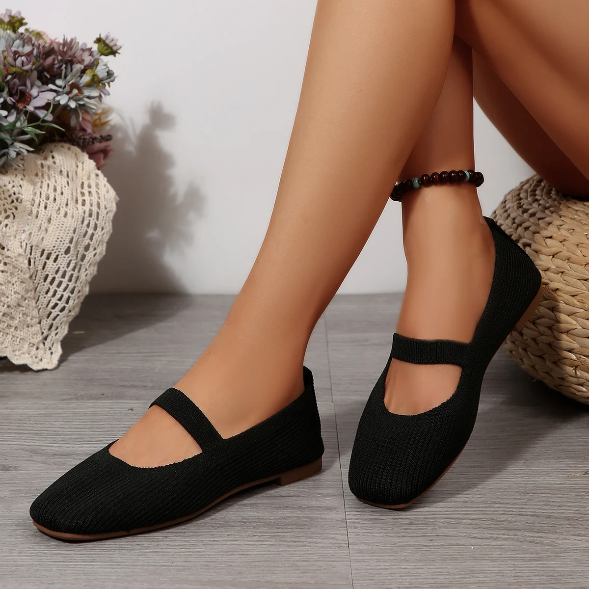 Neue Modische Komfortable Mesh Flache Müßiggänger Retro Atmungsaktive Casual Frauen Leichte Flache Schuhe Zapatos De Mujer – Detail 9