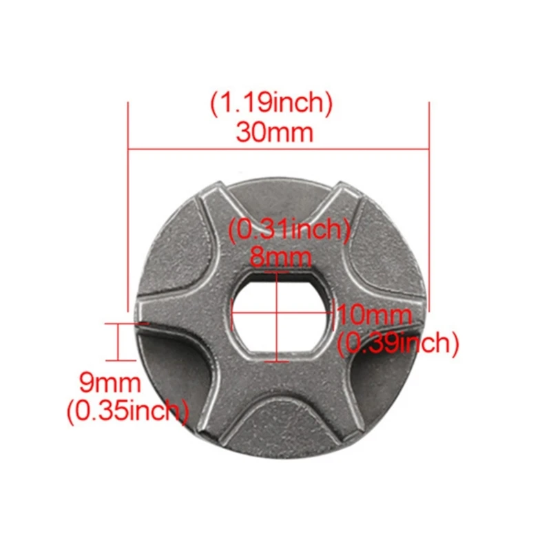 Meuleuse d\'angle de chaîne de tronçonneuse électrique, engrenage de remplacement, pignon d\'engrenage Asterisk 3/6/7 dents