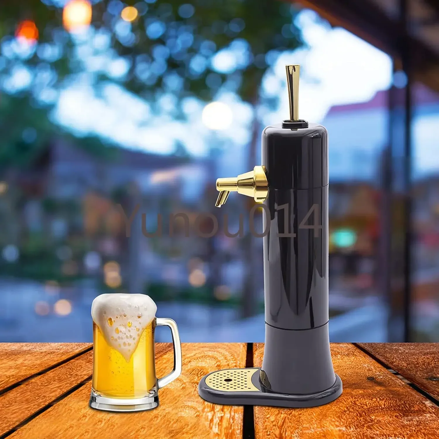 Portable Electric Beer Dispensers Machine, Ultrasonic Beer Foam Maker, Machine Base Pump, Bubbler Maker, Foam Separators