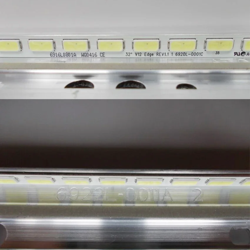 Matriz de banda de led para tv, para finlux 32f7020-t, barras de led, faixa de luz de fundo, régua de linha 32 "v12 edge rev0.4 rev1.1 6922l-0011a