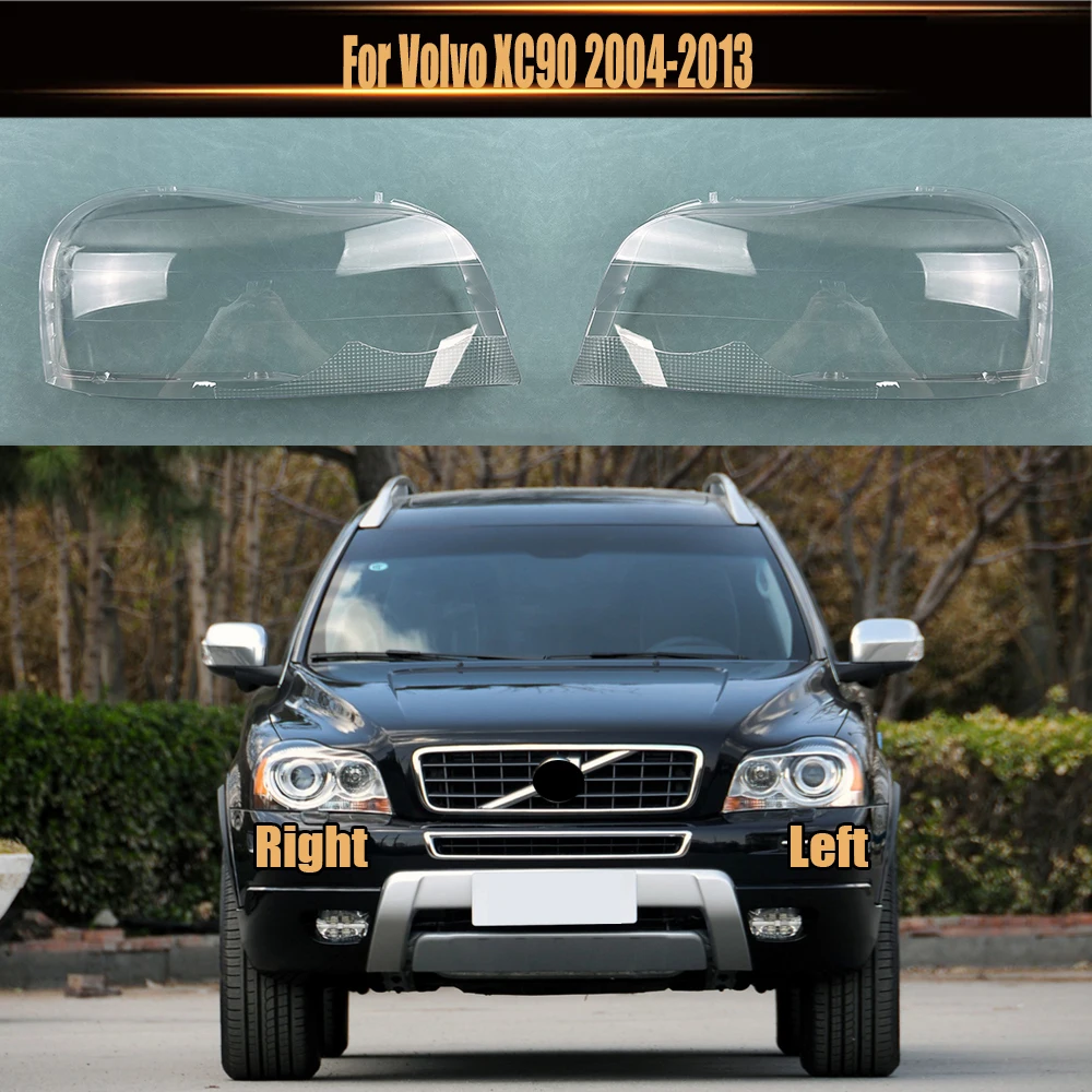 

For Volvo XC90 2004-2013 Car Front Headlight Lens Cover Auto Shell Headlamp Lampshade glass Lampcover Head lamp light cover