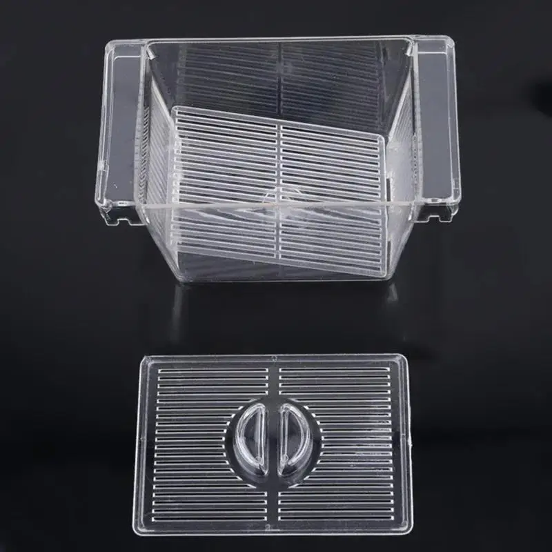 New Transparent Acrylic Fish Tank Breeding Isolation Box Aquarium Hatchery Incubator Holder Accessories Supplies